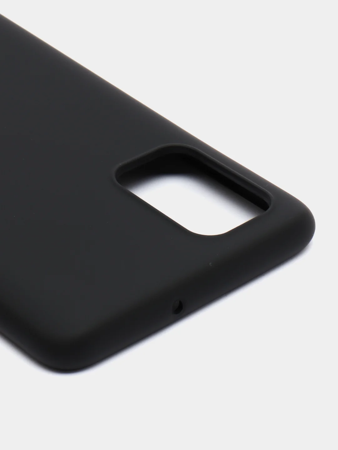Черный чехол с бархатом внутри Samsung A71