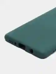 Зеленый чехол с бархатом внутри Samsung A71