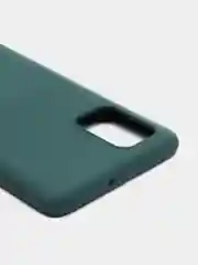 Зеленый чехол с бархатом внутри Samsung A71