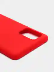 Красный чехол с бархатом внутри Samsung A71