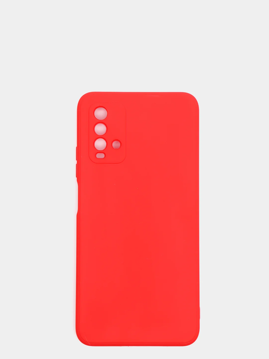 Красный чехол для REDMI 9T, с защитой камеры и бархатом внутри