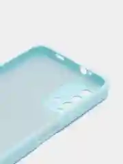Голубой чехол для REDMI 9T, с защитой камеры и бархатом внутри