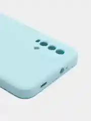 Голубой чехол для REDMI 9T, с защитой камеры и бархатом внутри