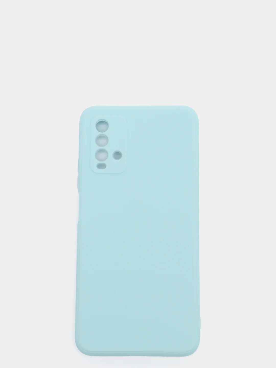 Голубой чехол для REDMI 9T, с защитой камеры и бархатом внутри