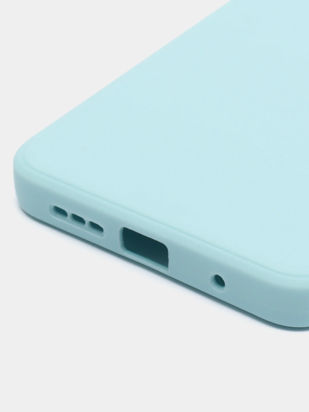 Голубой чехол для REDMI 9T, с защитой камеры и бархатом внутри