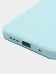 Голубой чехол для REDMI 9T, с защитой камеры и бархатом внутри