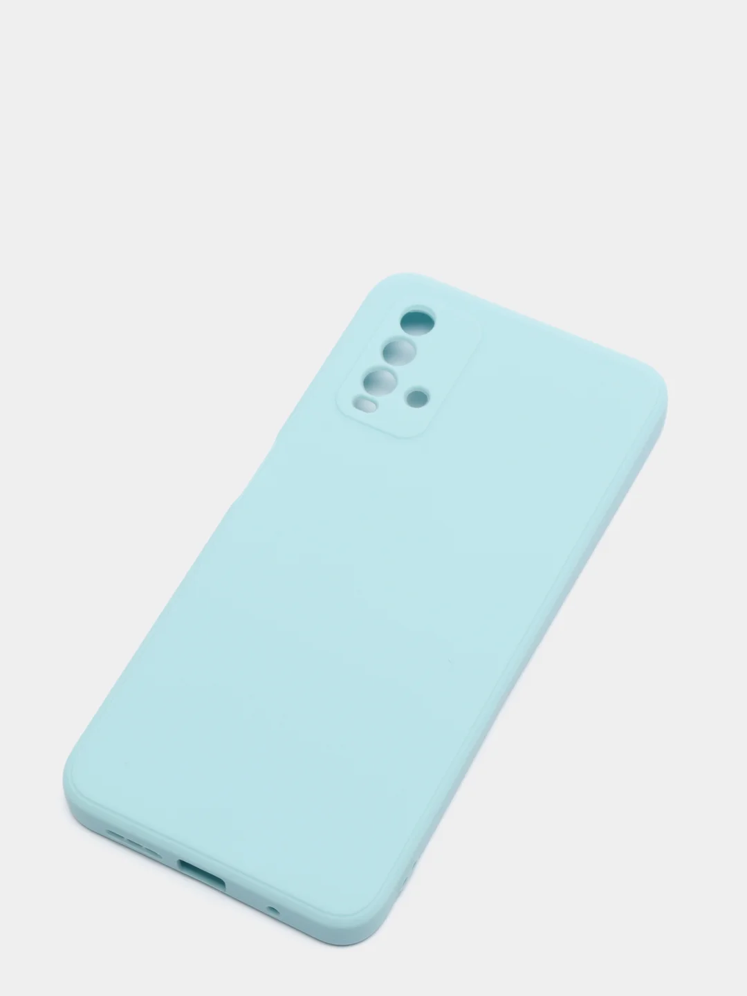 Голубой чехол для REDMI 9T, с защитой камеры и бархатом внутри