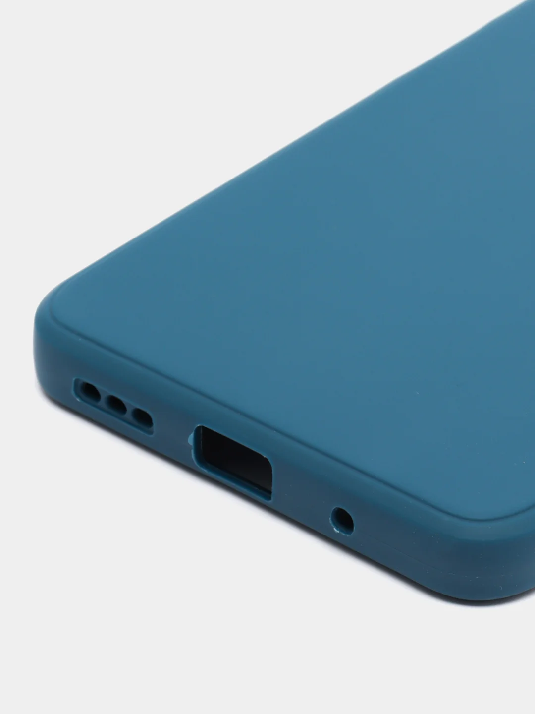 Синий чехол с защитой камеры и бархатом внутри Xiaomi Poco M3 pro, Redmi Note 10T