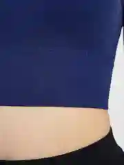 Синий женский спортивный топ