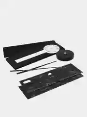 Черный часы настенные, наклейки 3D, 70-90 см