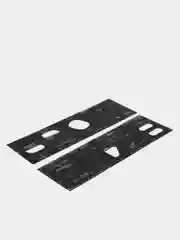 Черный часы настенные, наклейки 3D, 70-90 см
