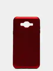 Красный чехол Samsung J7 Neo, со стразами по бокам