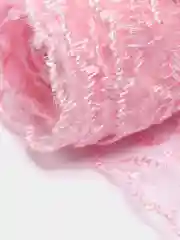 Розовый кружево, органза, 2 м, ширина 4 см