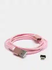 Розовый usb кабель для быстрой зарядки и передачи данных Quick charge 3.0+ магнитный коннектор