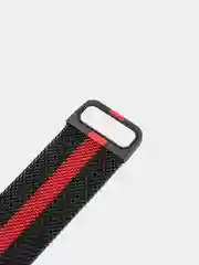 Бордовый ремешок для Apple Watch "Миланская петля", металлический