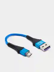 Синий usb кабель Twitch быстрый заряд Qualcomm 3.0 micro, type c, Apple lightning.