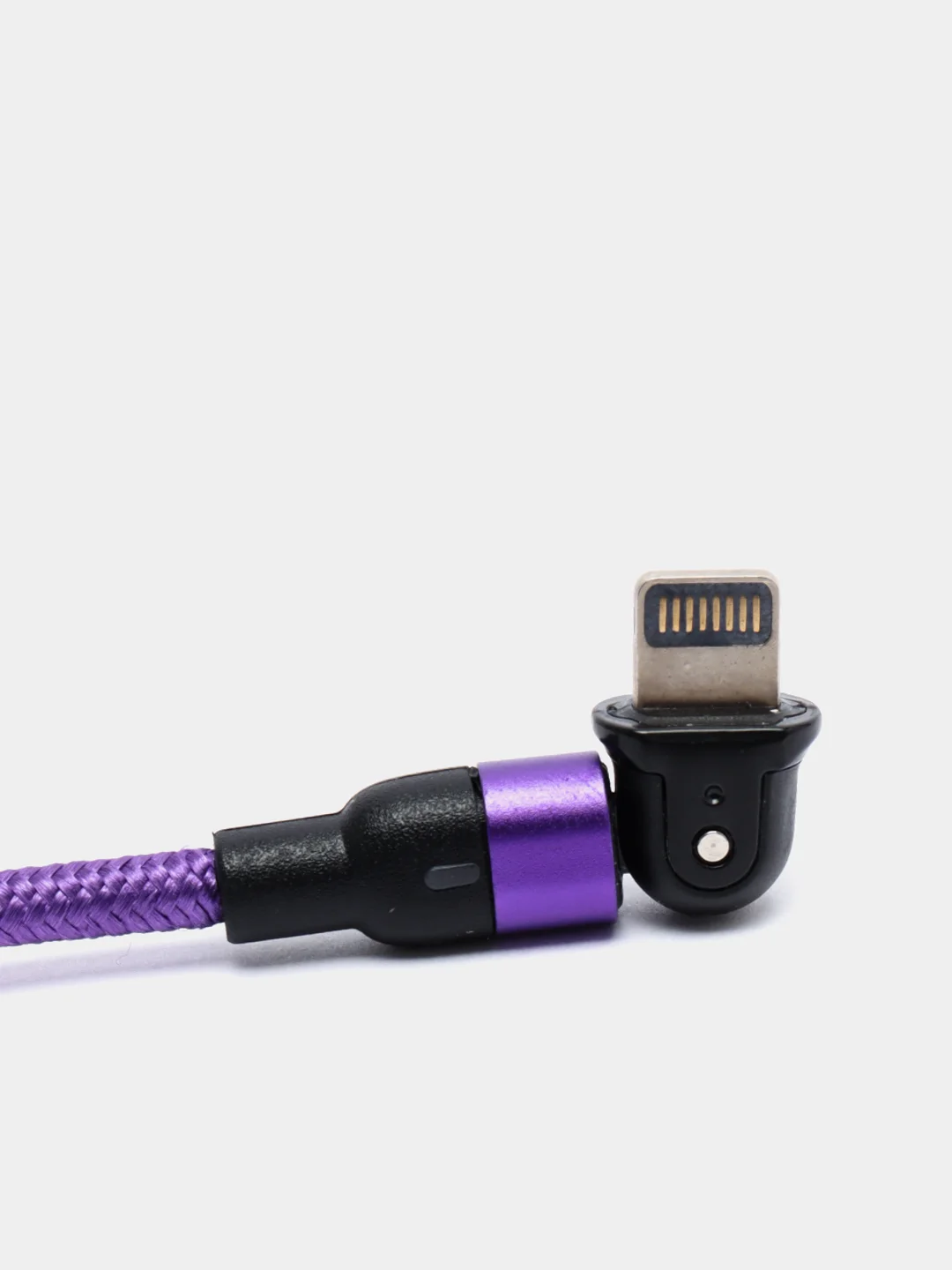 Фиолетовый usb Кабель для зарядки и передачи данных Charget 3.0 A (micro, Type C, Apple lightning)