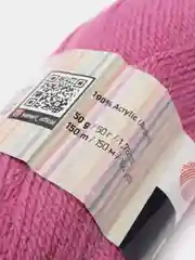 Тёмно-розовый пряжа YarnArt "Baby",  50 г
