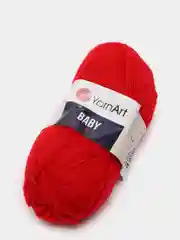 Красный пряжа YarnArt "Baby",  50 г