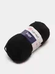 Черный пряжа YarnArt "Baby",  50 г