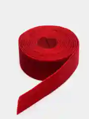 Алый лента бархатная 25 мм, отрез 2 м