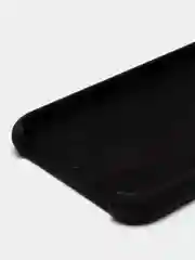 Черный чехол для iPhone 11 силиконовый, с логотипом