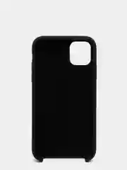 Черный чехол для iPhone 11 силиконовый, с логотипом