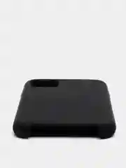 Черный чехол для iPhone 11 силиконовый, с логотипом