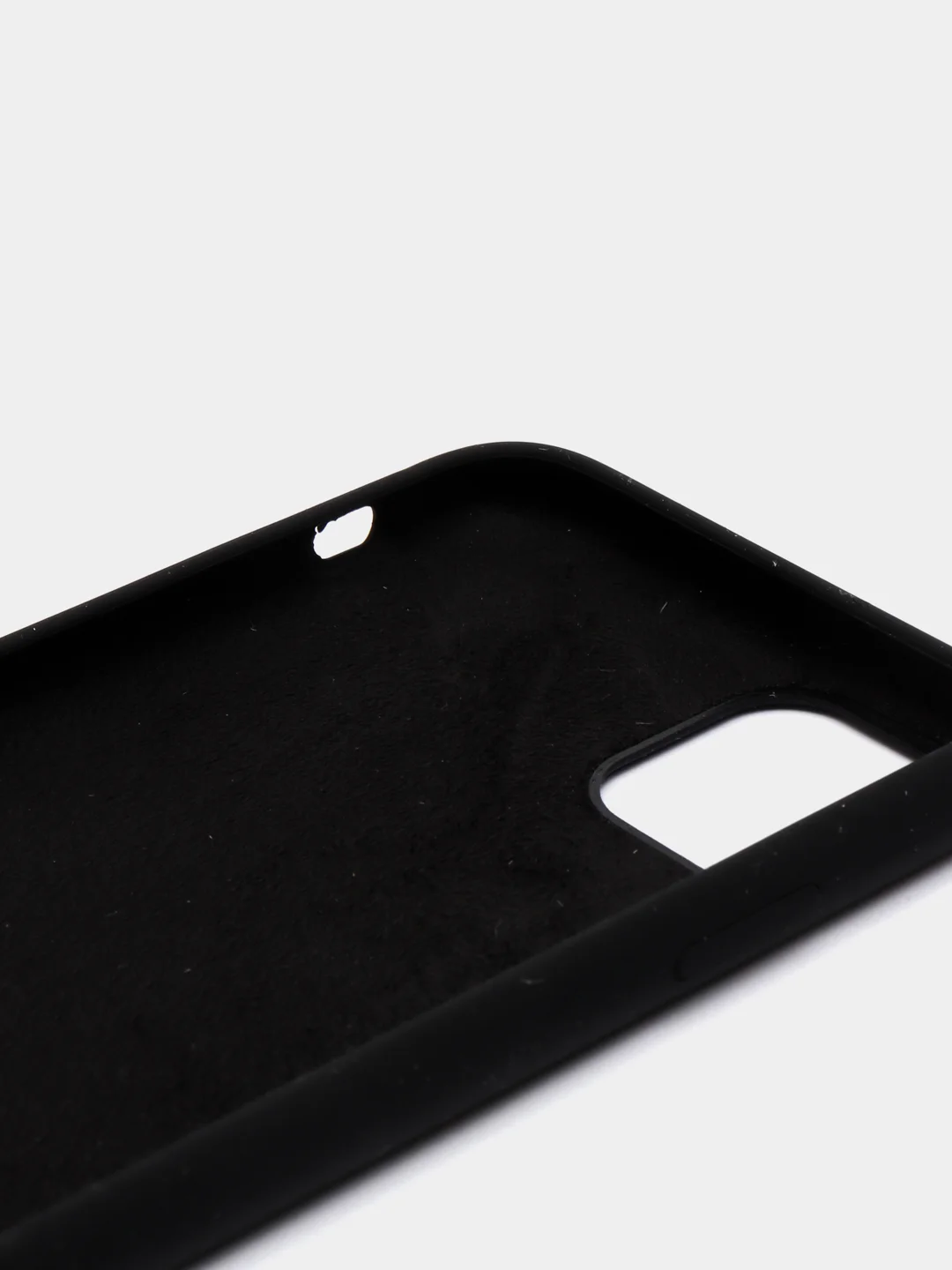 Черный чехол для iPhone 11 силиконовый, с логотипом