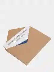 Открытка с китом в крафтовом конверте