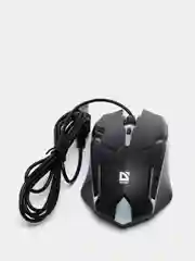 Черный мышь проводная с подсветкой Defender Cyber MB-560L