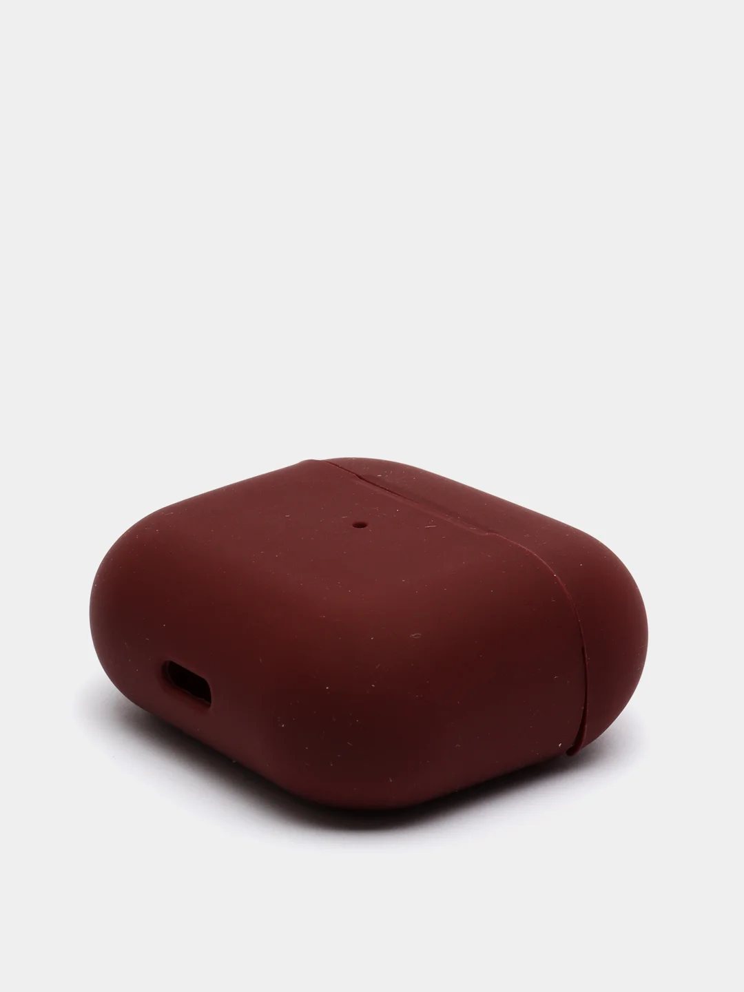 Бордовый ультратонкий силиконовый чехол для наушников AirPods 3