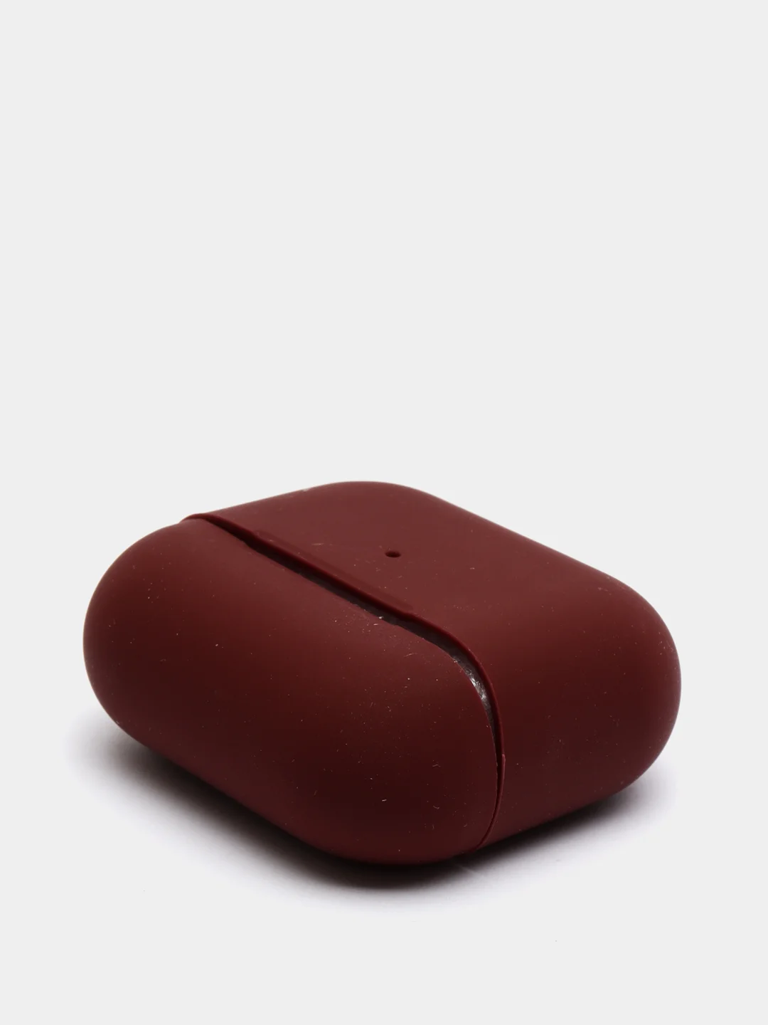 Бордовый ультратонкий силиконовый чехол для наушников AirPods 3