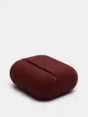 Бордовый ультратонкий силиконовый чехол для наушников AirPods 3