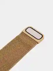 Золотой ремешок для Apple Watch "Миланская петля", металлический