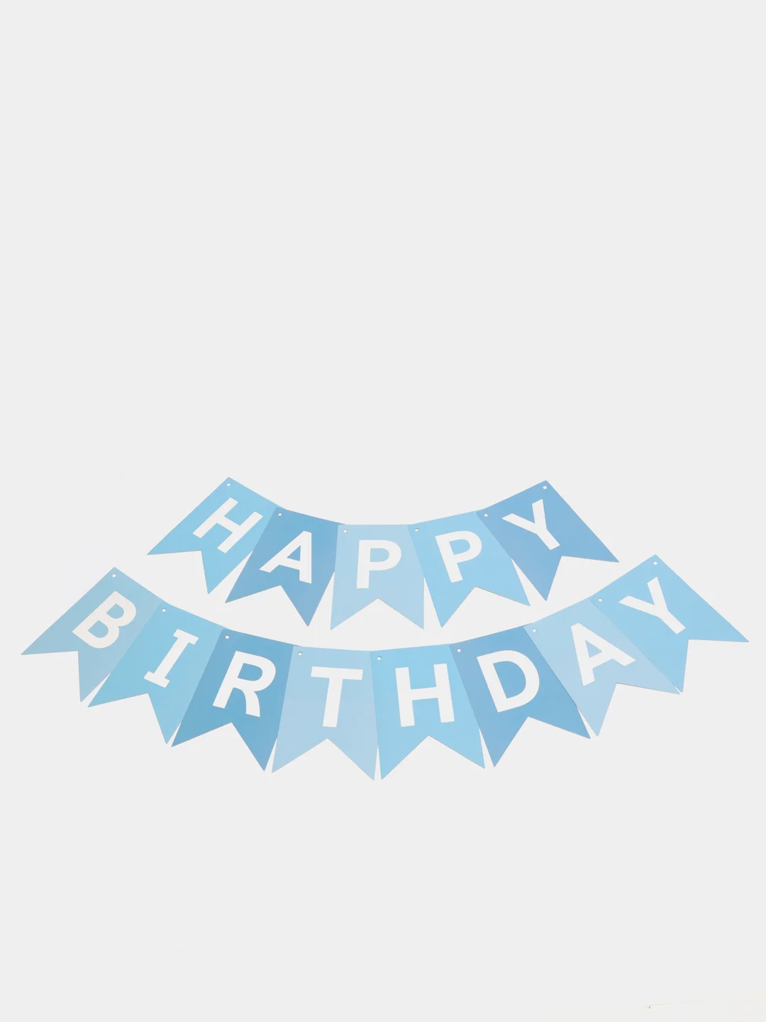 Голубой гирлянда Happy birthday