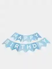 Голубой гирлянда Happy birthday