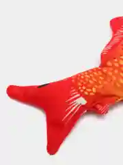 Красный интерактивная игрушка рыба для кошек с зарядкой USB.  Дразнилка