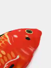 Красный интерактивная игрушка рыба для кошек с зарядкой USB.  Дразнилка