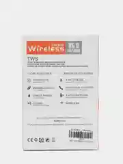 Синий беспроводные наушники компактные TWS BT, Bluetooth-гарнитура 5.0, зарядный кейс, Android