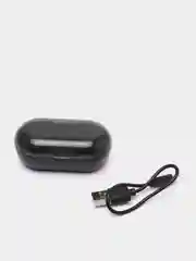 Синий беспроводные наушники компактные TWS BT, Bluetooth-гарнитура 5.0, зарядный кейс, Android