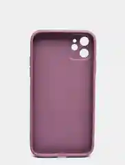 Пурпурный чехол для iPhone (Айфон) 11 со стеклянной панелью