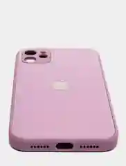 Пурпурный чехол для iPhone (Айфон) 11 со стеклянной панелью