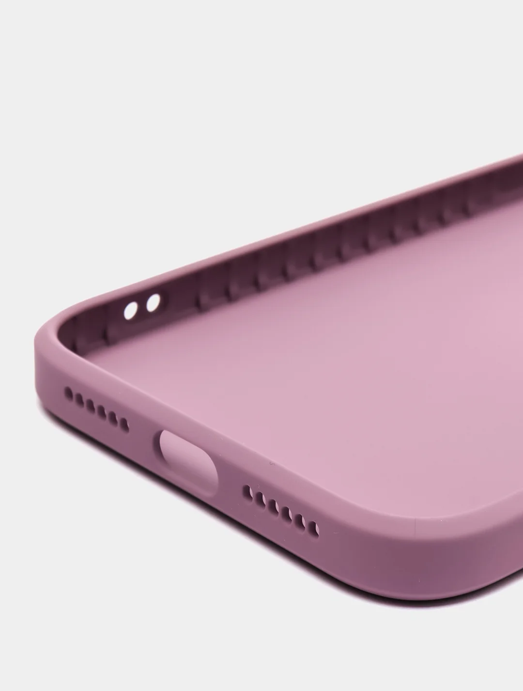 Пурпурный чехол для iPhone (Айфон) 11 со стеклянной панелью