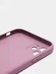 Пурпурный чехол для iPhone (Айфон) 11 со стеклянной панелью