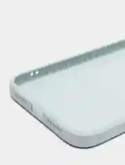 Голубой чехол для iPhone (Айфон) 11 со стеклянной панелью