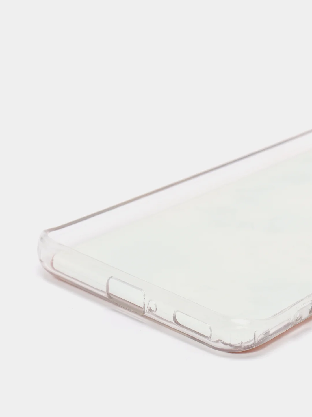 Серебряный чехол Xiaomi Mi 11, Сяоми Ми 11, силиконовый с мраморным рисунком и цветами