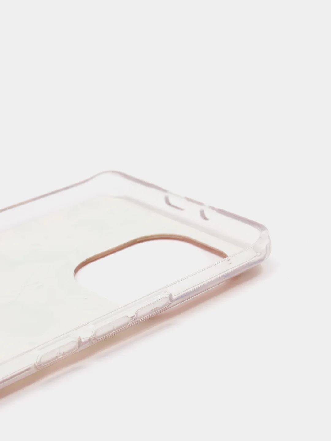 Кремовый чехол Xiaomi Mi 11, Сяоми Ми 11, силиконовый с мраморным рисунком и цветами