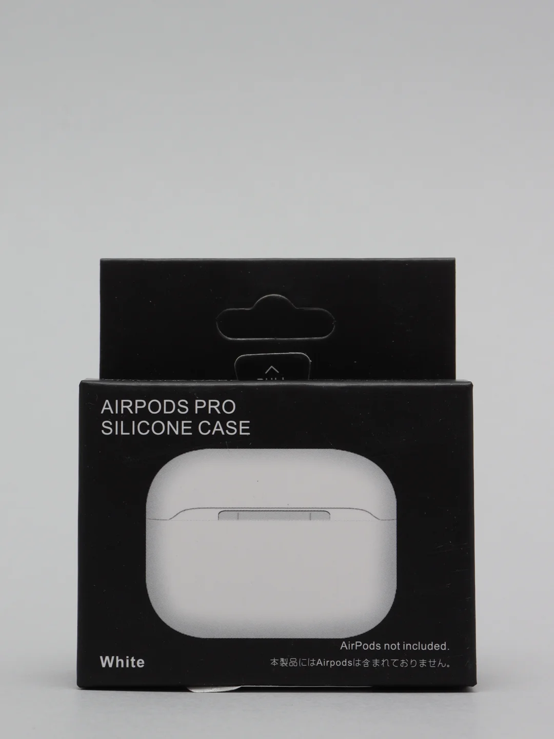 Белый силиконовый чехол для наушников AirPods Pro