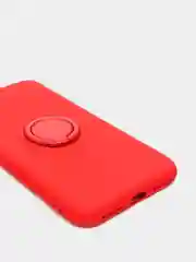 Красный чехол силиконовый с кольцом на iPhone 6 Plus / 6S Plus